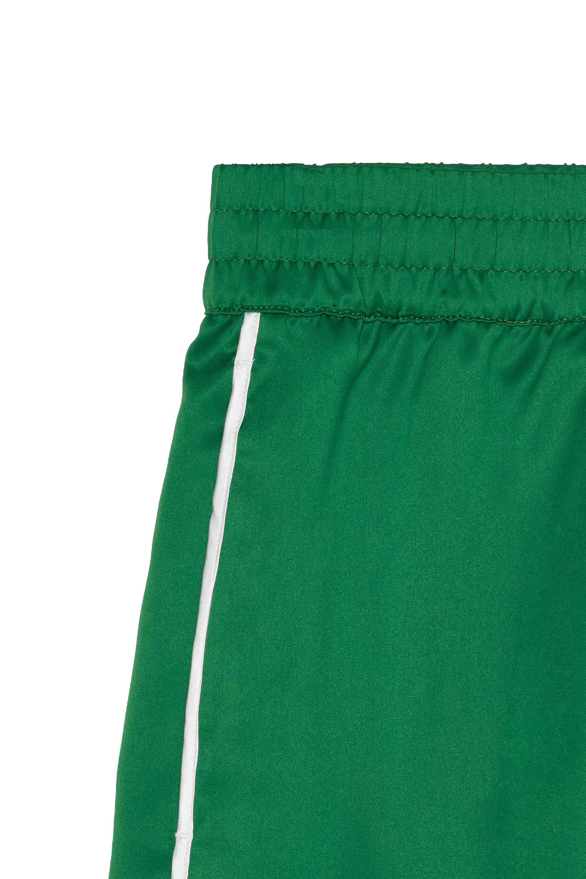 SATIN SHORTS WITH CONTRAST TRIM